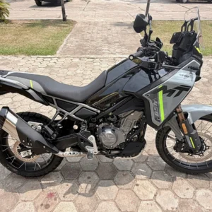 cf moto 450mt in laos viewed from the side