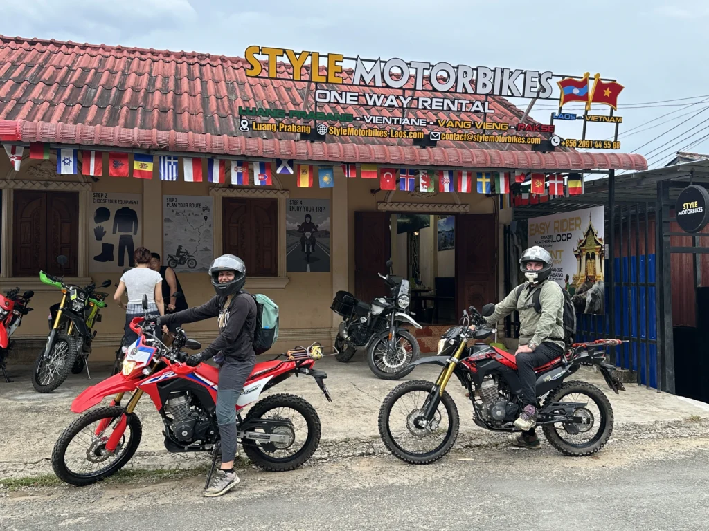 style motorbikes luang prabang shop with honda crf 150
